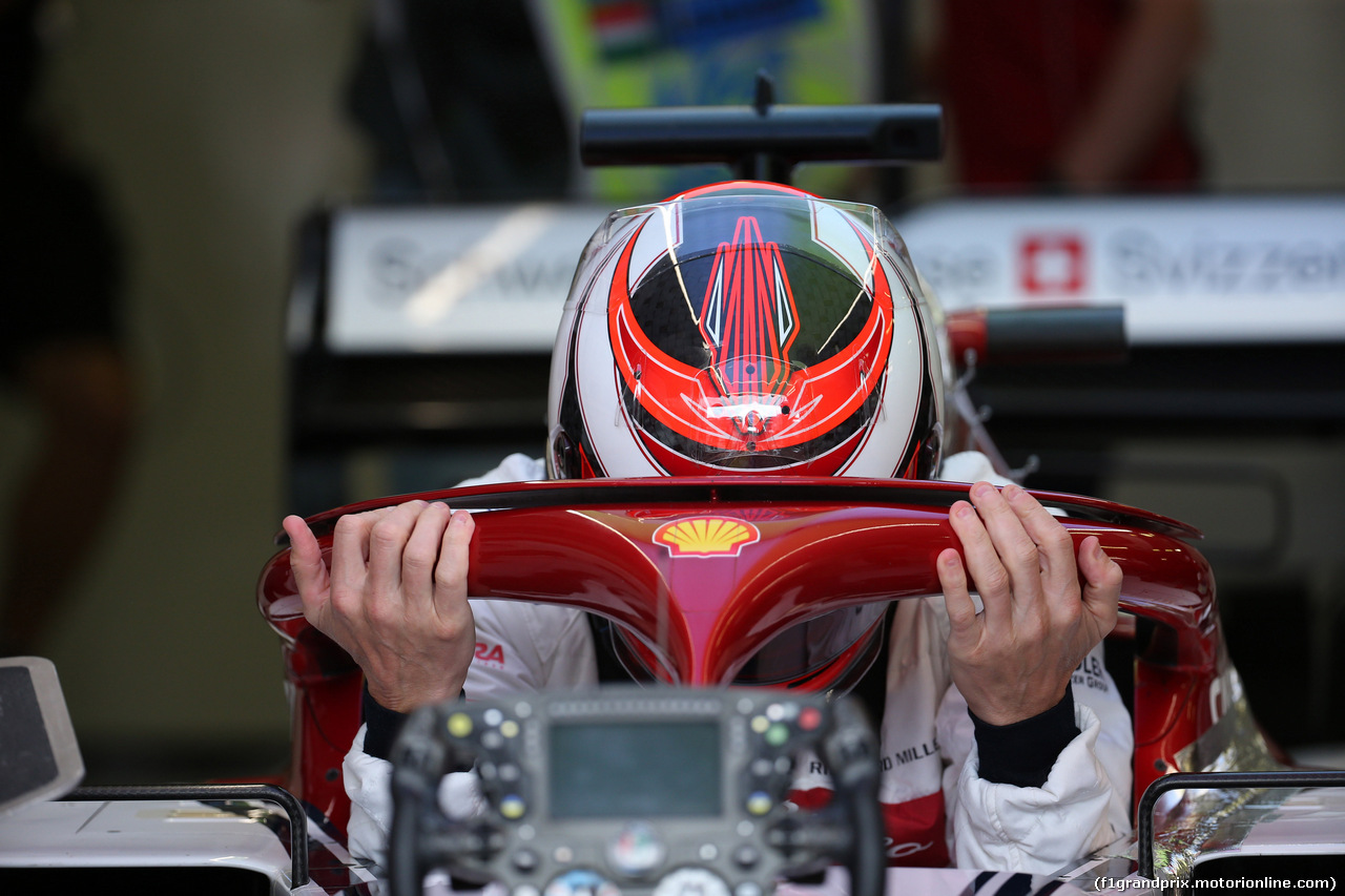 GP UNGHERIA, 02.08.2019 - Prove Libere 1, Kimi Raikkonen (FIN) Alfa Romeo Racing C38