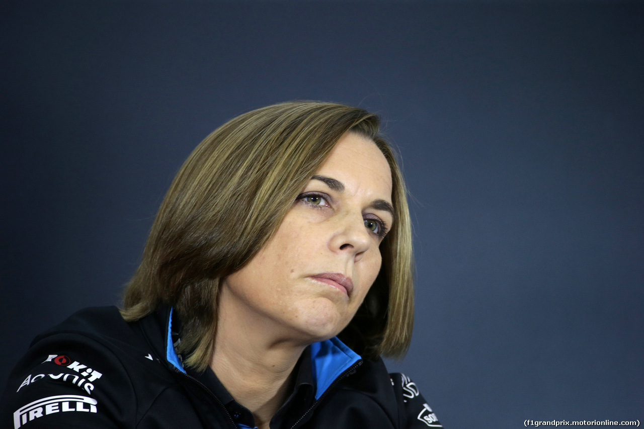 GP UNGHERIA, 02.08.2019 - Conferenza Stampa, Claire Williams (GBR) Williams Deputy Team Principal.