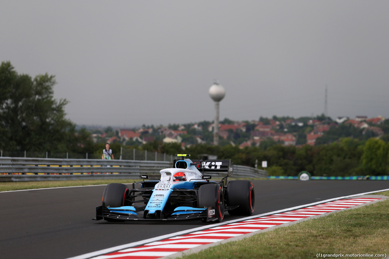 GP UNGHERIA, 02.08.2019 - Prove Libere 1, Robert Kubica (POL) Williams Racing FW42
