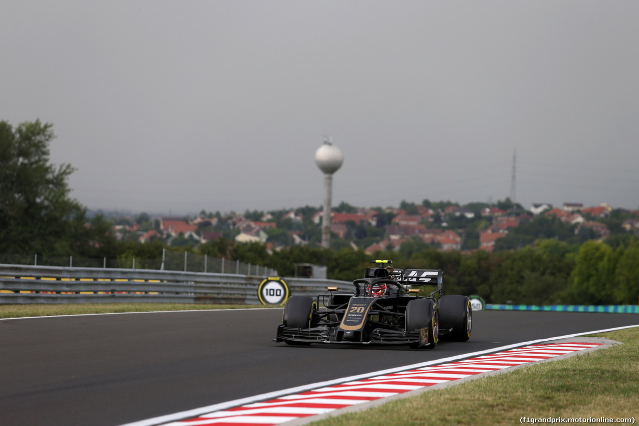 GP UNGHERIA, 02.08.2019 - Prove Libere 1, Kevin Magnussen (DEN) Haas F1 Team VF-19