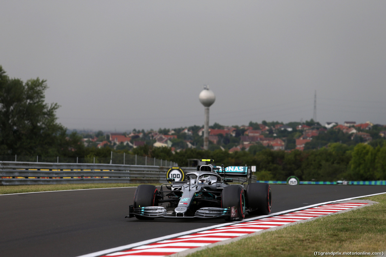 GP UNGHERIA, 02.08.2019 - Prove Libere 1, Valtteri Bottas (FIN) Mercedes AMG F1 W010