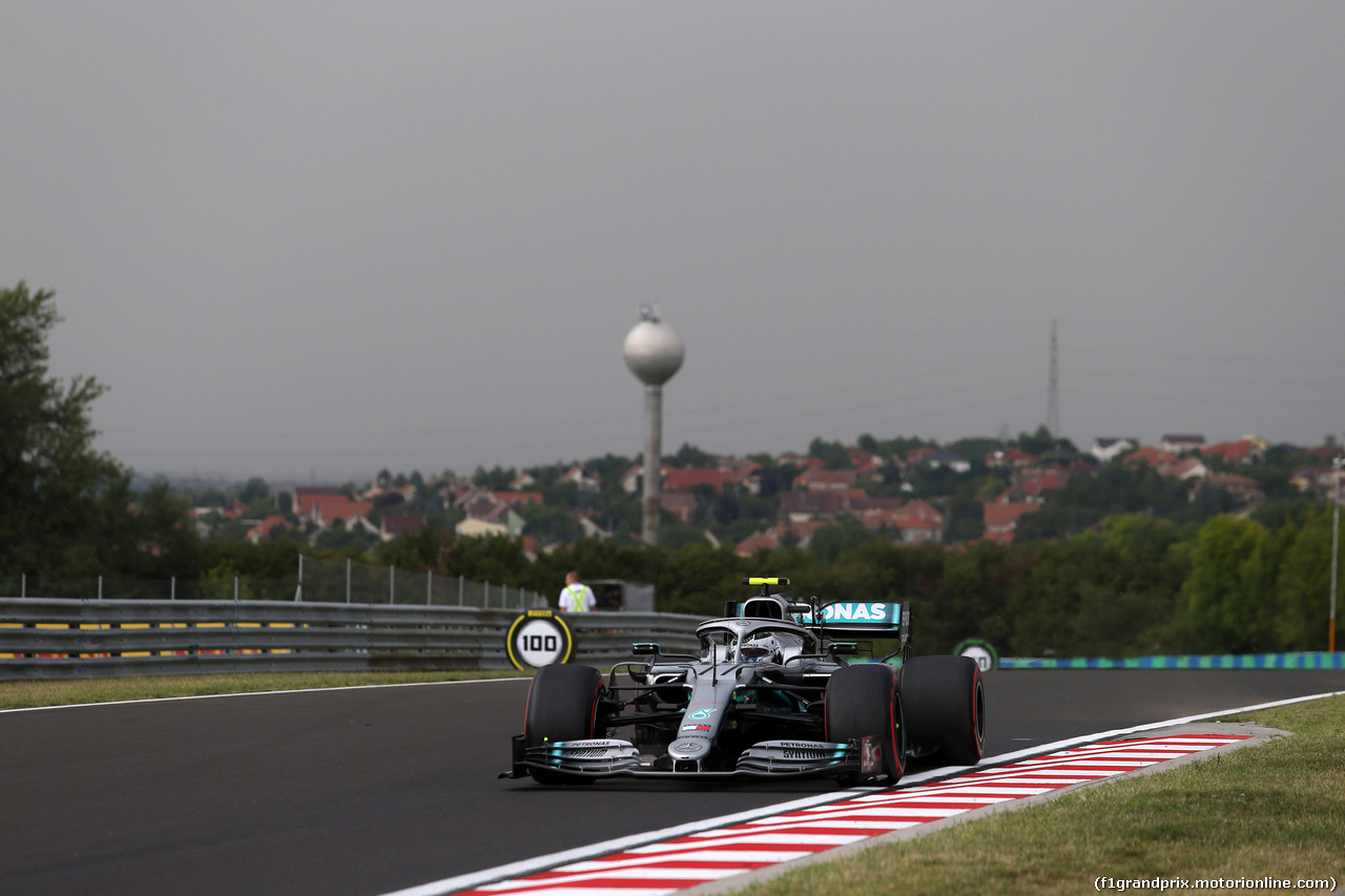 GP UNGHERIA, 02.08.2019 - Prove Libere 1, Valtteri Bottas (FIN) Mercedes AMG F1 W010