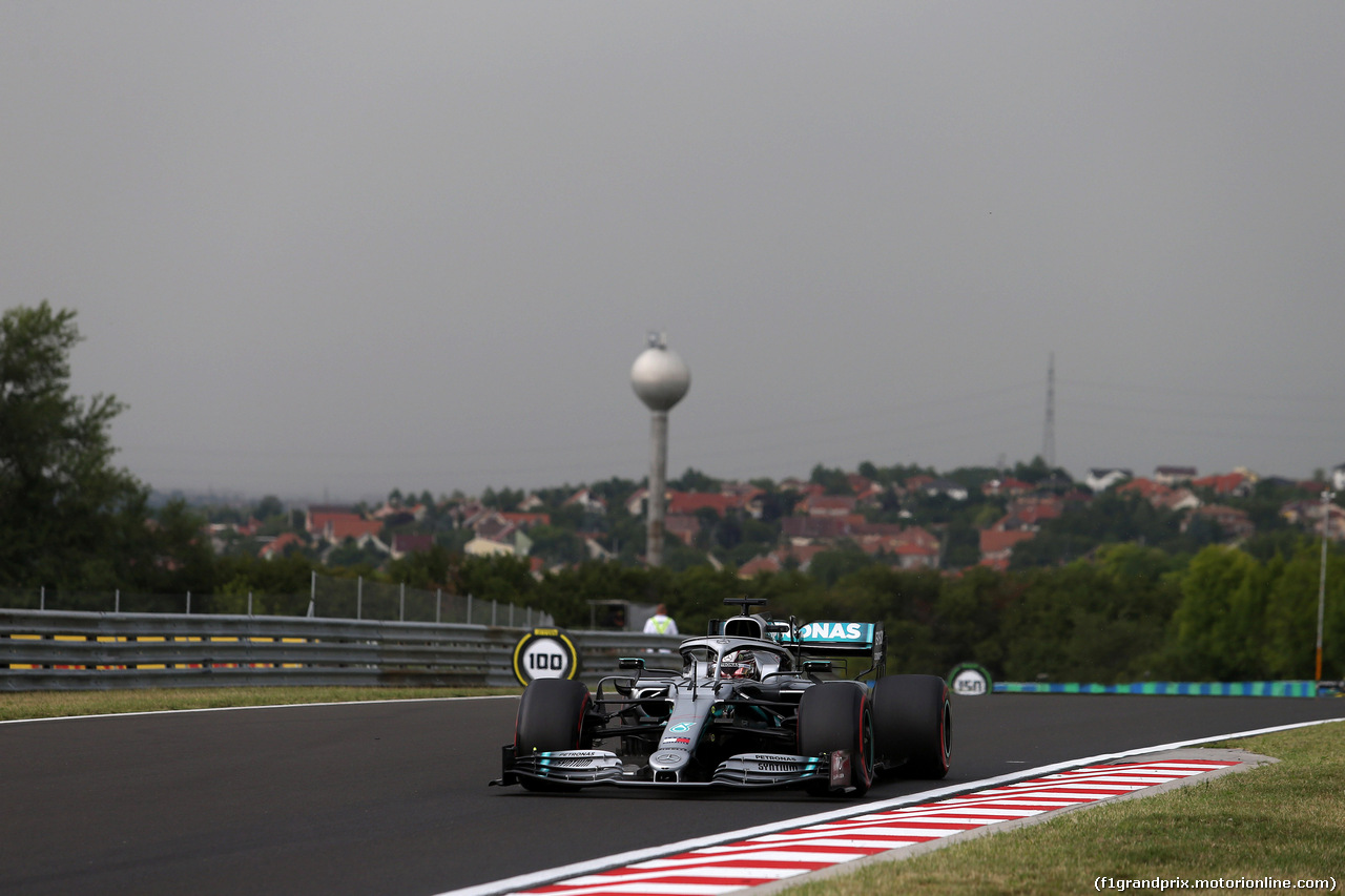 GP UNGHERIA, 02.08.2019 - Prove Libere 1, Lewis Hamilton (GBR) Mercedes AMG F1 W10