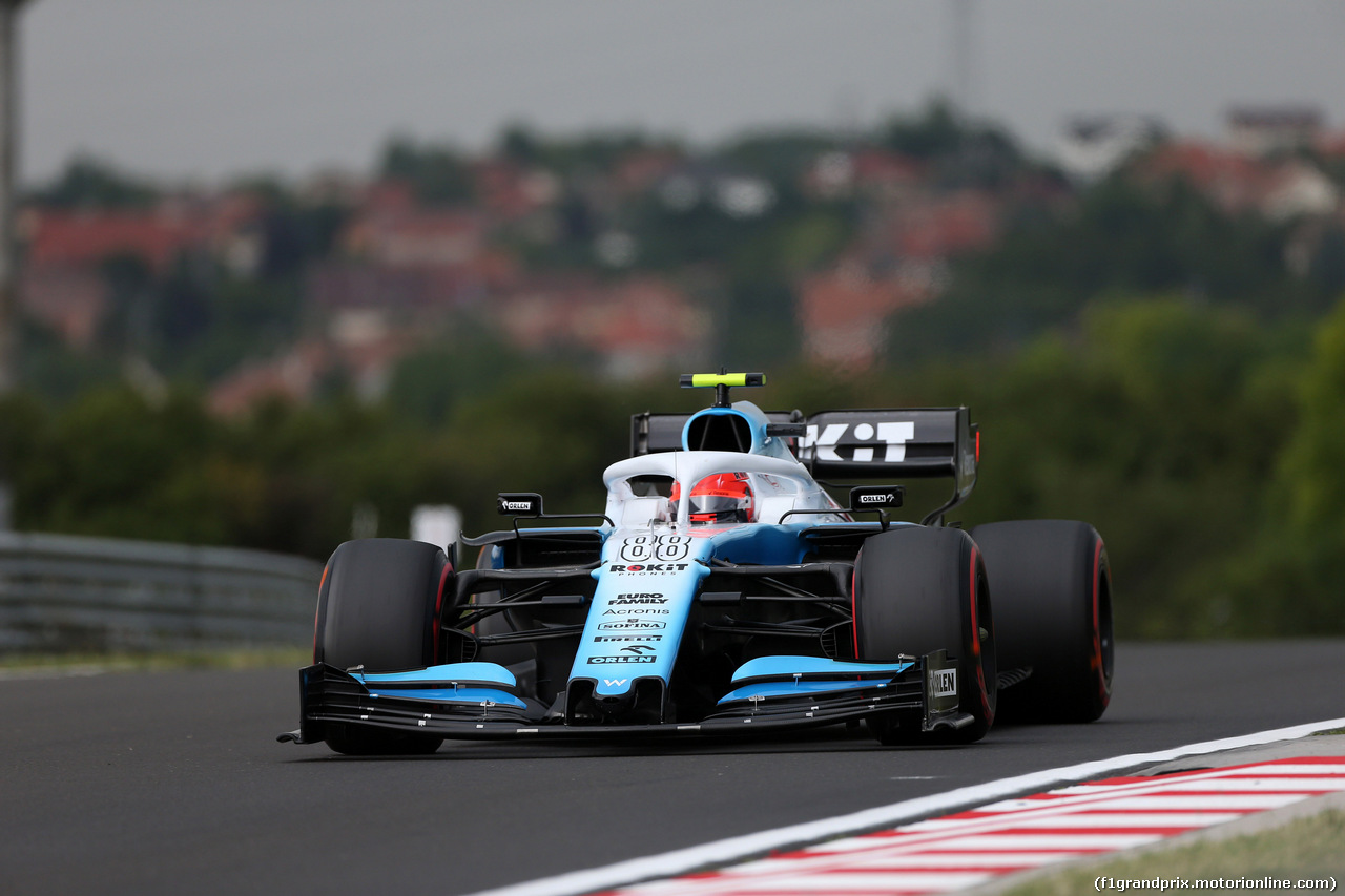 GP UNGHERIA, 02.08.2019 - Prove Libere 1, Robert Kubica (POL) Williams Racing FW42