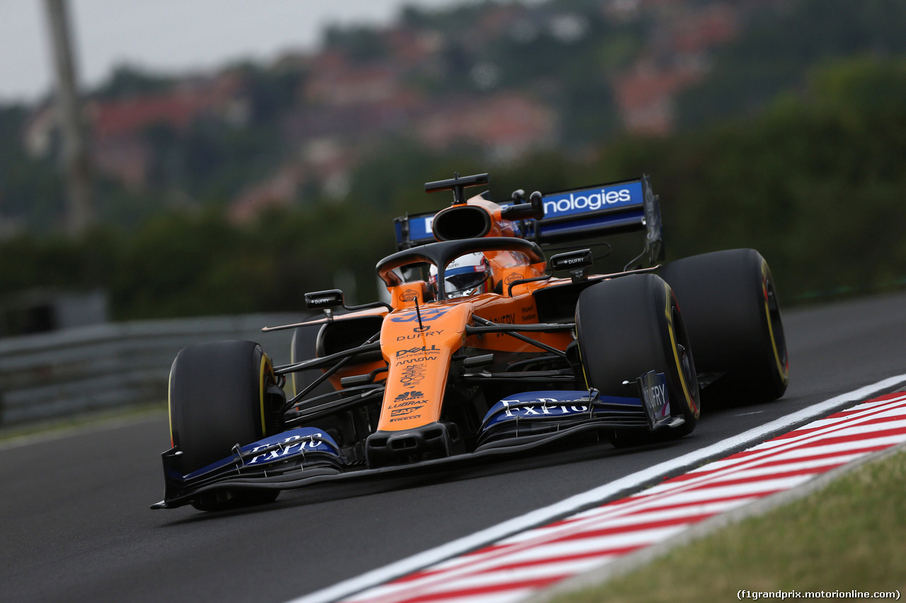 GP UNGHERIA, 02.08.2019 - Prove Libere 1, Carlos Sainz Jr (ESP) Mclaren F1 Team MCL34