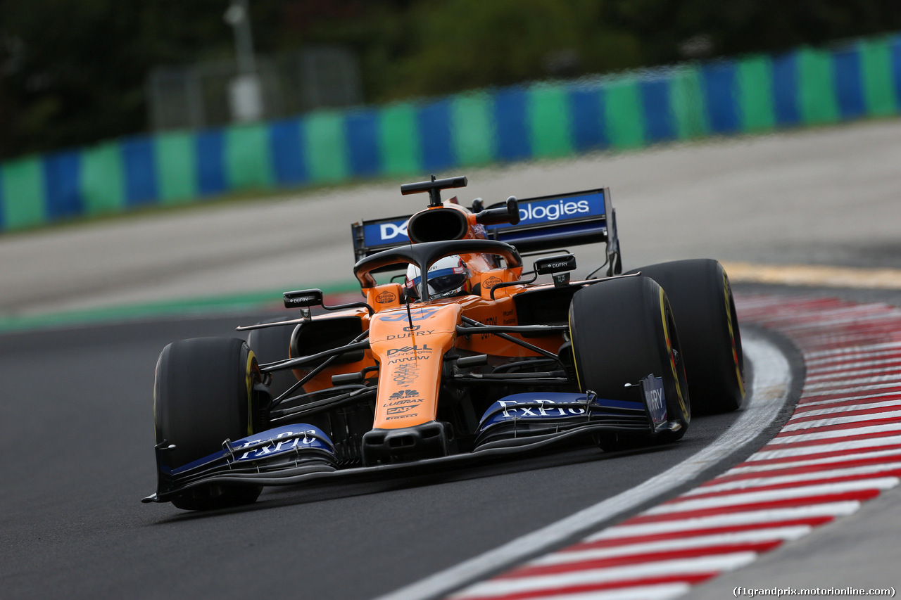 GP UNGHERIA, 02.08.2019 - Prove Libere 1, Carlos Sainz Jr (ESP) Mclaren F1 Team MCL34