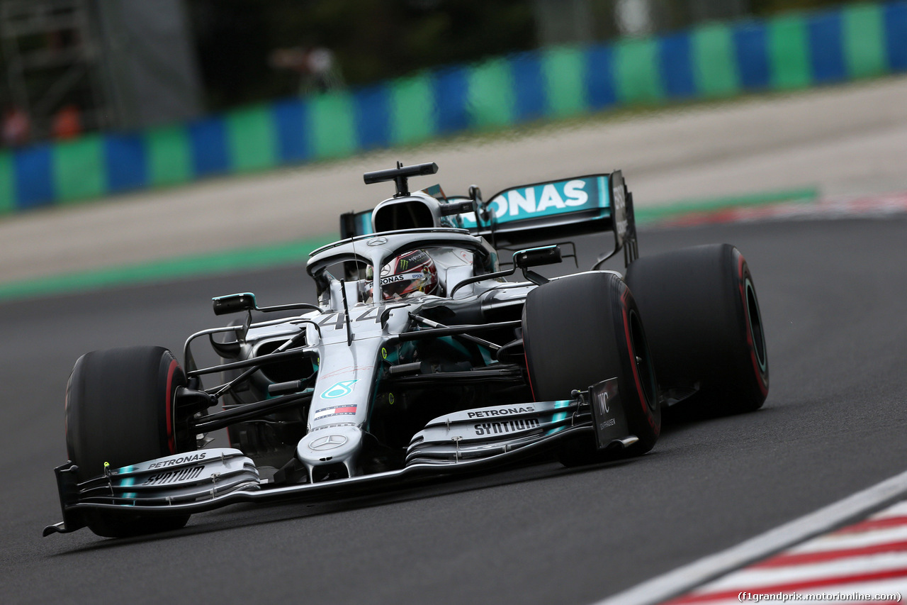 GP UNGHERIA, 02.08.2019 - Prove Libere 1, Lewis Hamilton (GBR) Mercedes AMG F1 W10