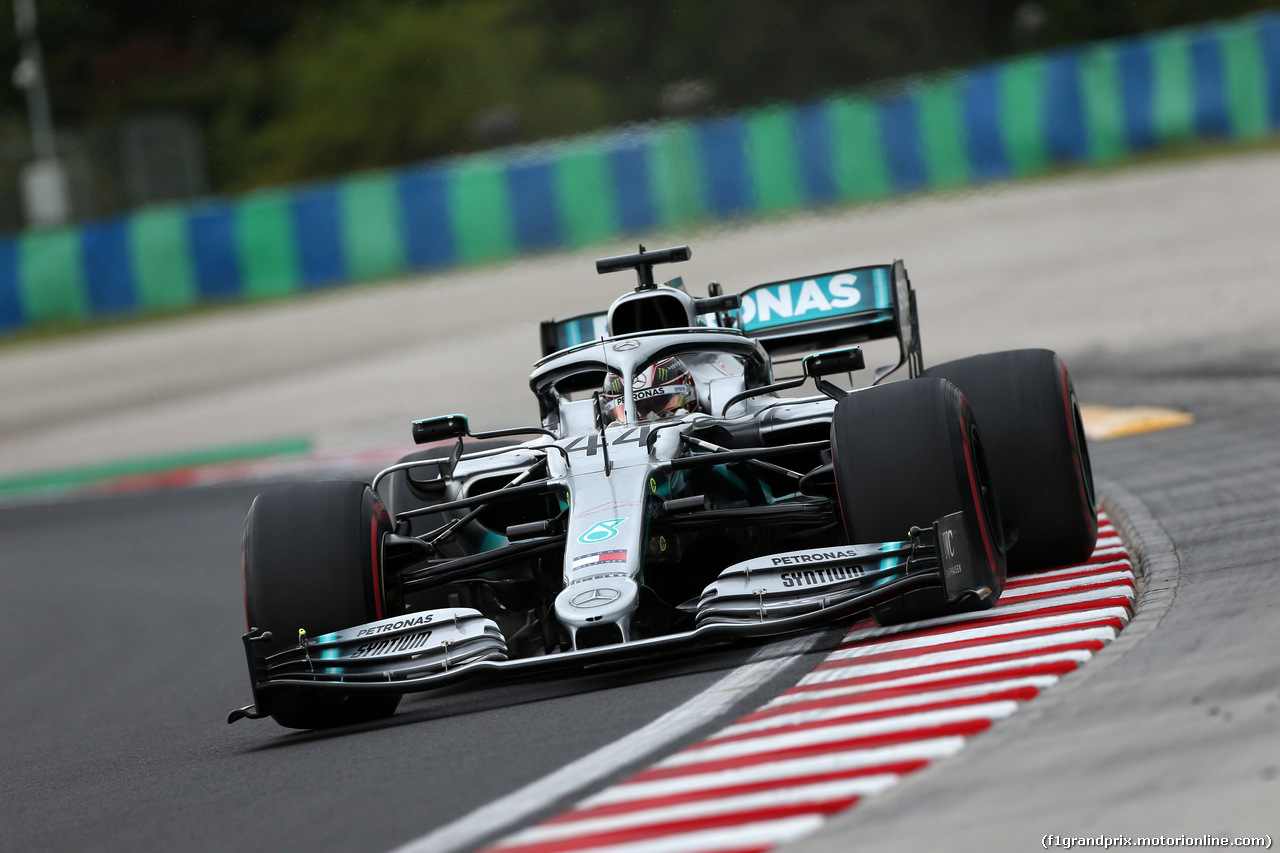 GP UNGHERIA, 02.08.2019 - Prove Libere 1, Lewis Hamilton (GBR) Mercedes AMG F1 W10