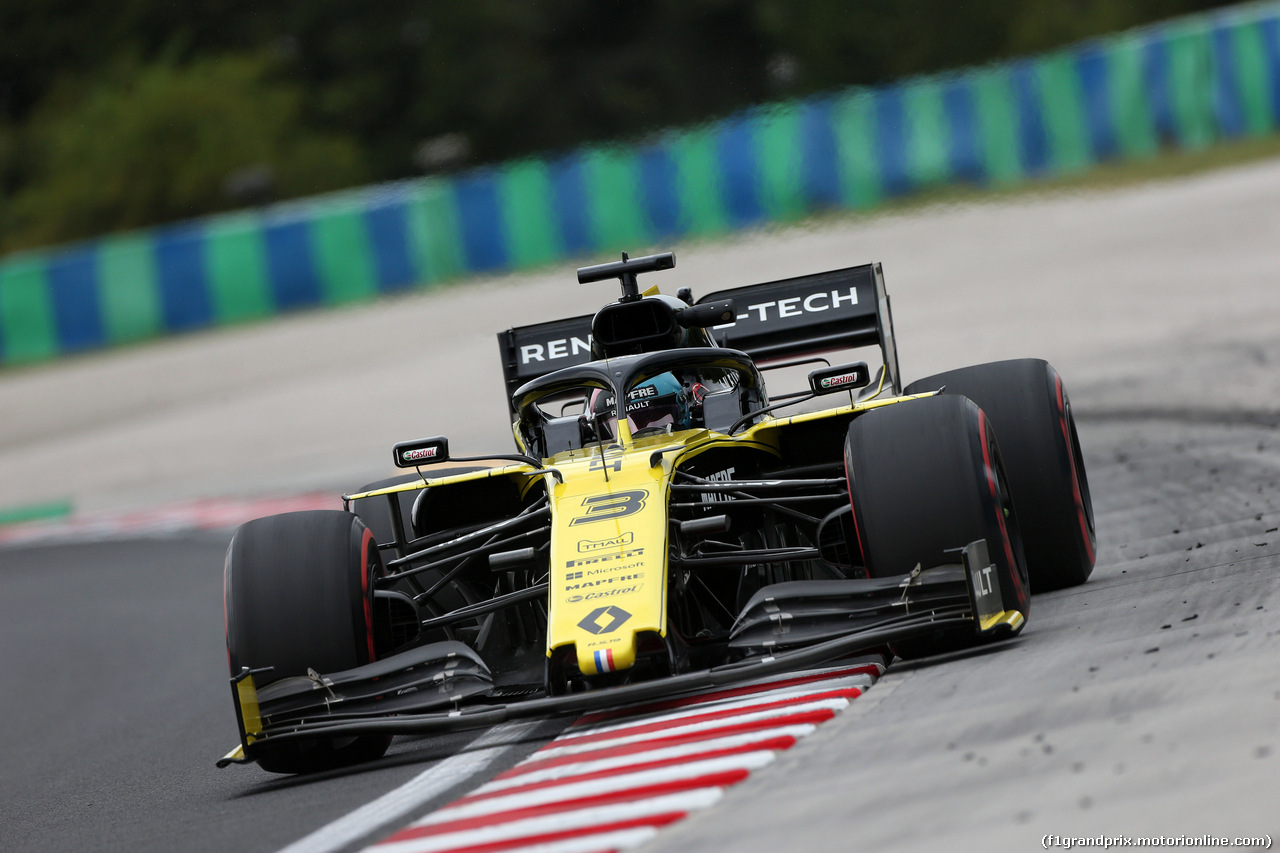 GP UNGHERIA, 02.08.2019 - Prove Libere 1, Daniel Ricciardo (AUS) Renault Sport F1 Team RS19