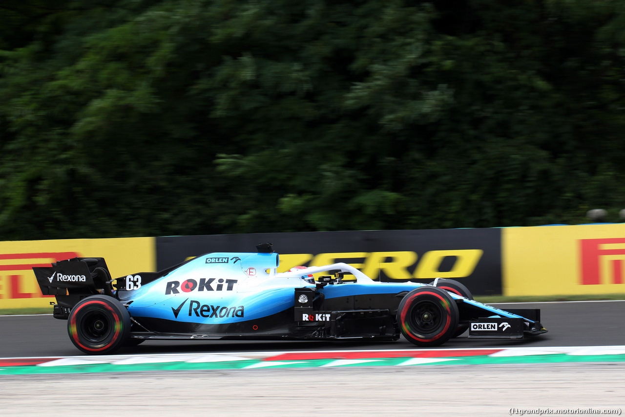 GP UNGHERIA, 02.08.2019 - Prove Libere 1, Robert Kubica (POL) Williams Racing FW42