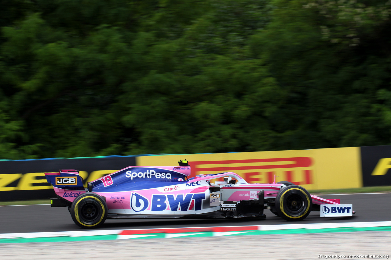 GP UNGHERIA, 02.08.2019 - Prove Libere 1, Lance Stroll (CDN) Racing Point F1 Team RP19