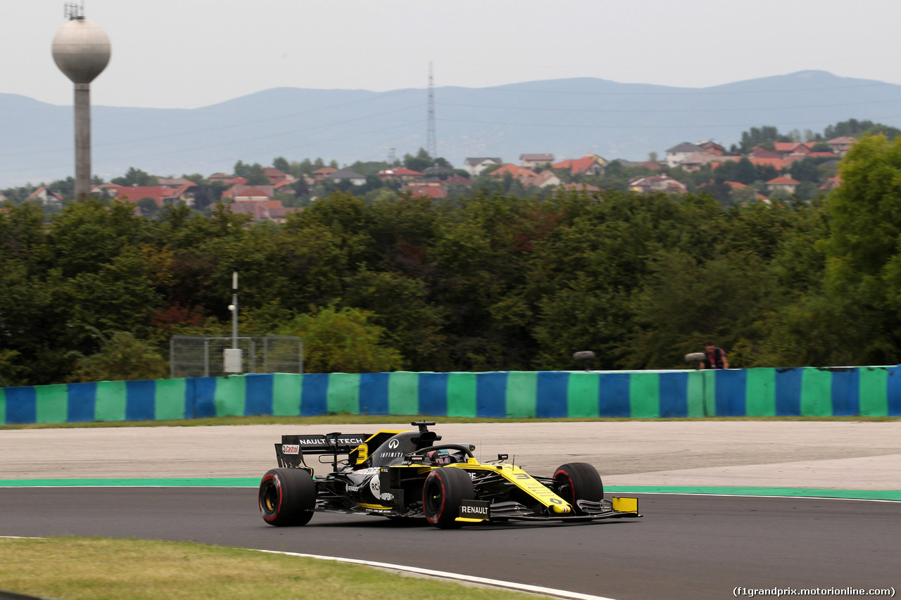 GP UNGHERIA, 02.08.2019 - Prove Libere 1, Daniel Ricciardo (AUS) Renault Sport F1 Team RS19