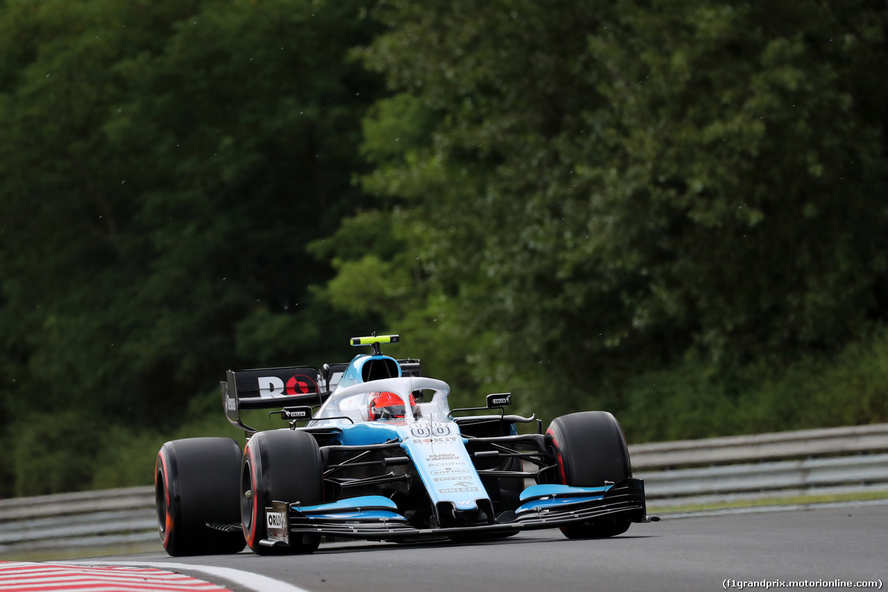 GP UNGHERIA, 02.08.2019 - Prove Libere 1, Robert Kubica (POL) Williams Racing FW42