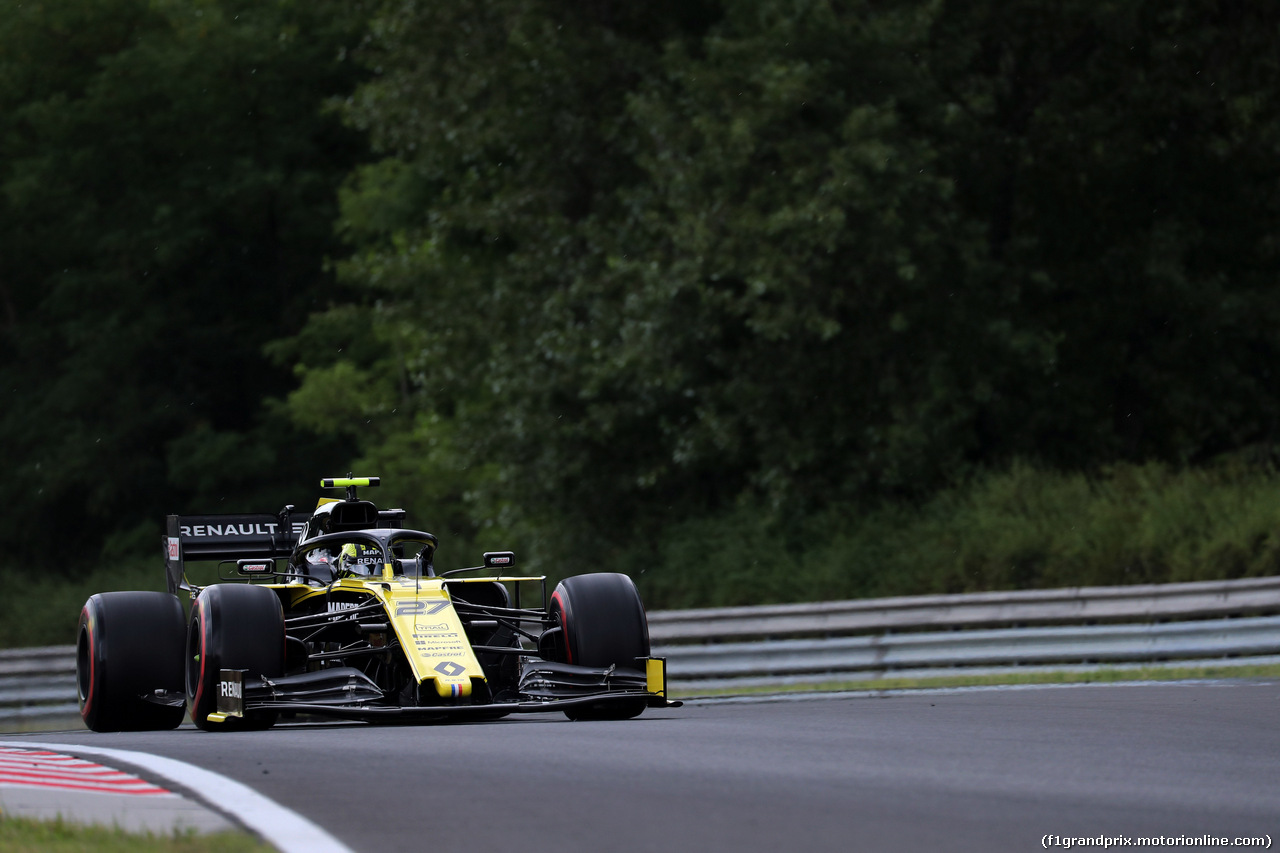 GP UNGHERIA, 02.08.2019 - Prove Libere 1, Nico Hulkenberg (GER) Renault Sport F1 Team RS19