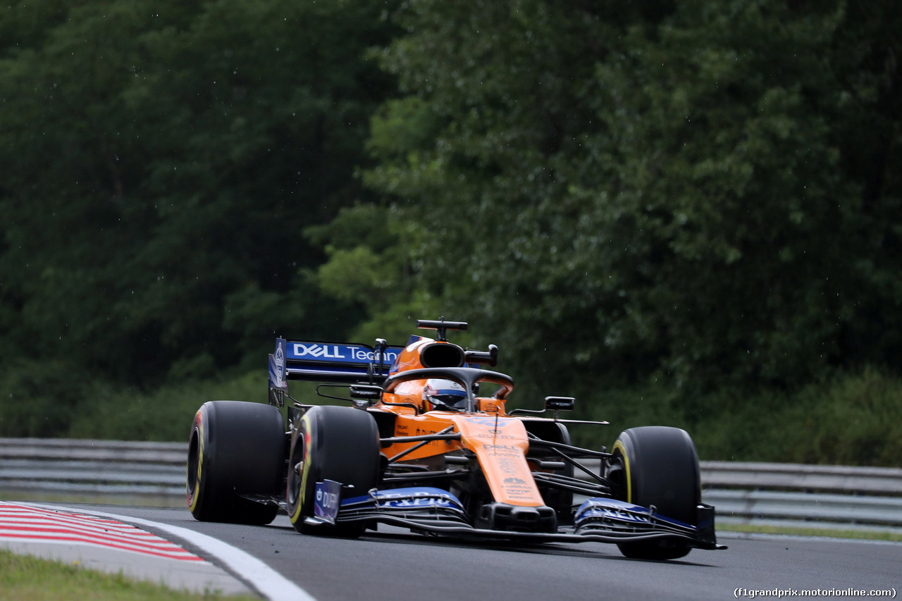 GP UNGHERIA, 02.08.2019 - Prove Libere 1, Carlos Sainz Jr (ESP) Mclaren F1 Team MCL34