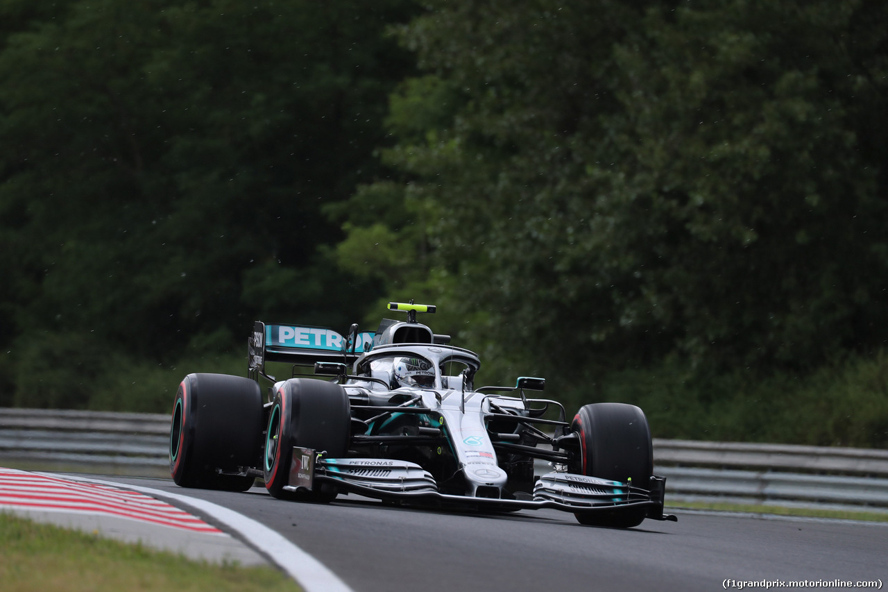 GP UNGHERIA, 02.08.2019 - Prove Libere 1, Valtteri Bottas (FIN) Mercedes AMG F1 W010