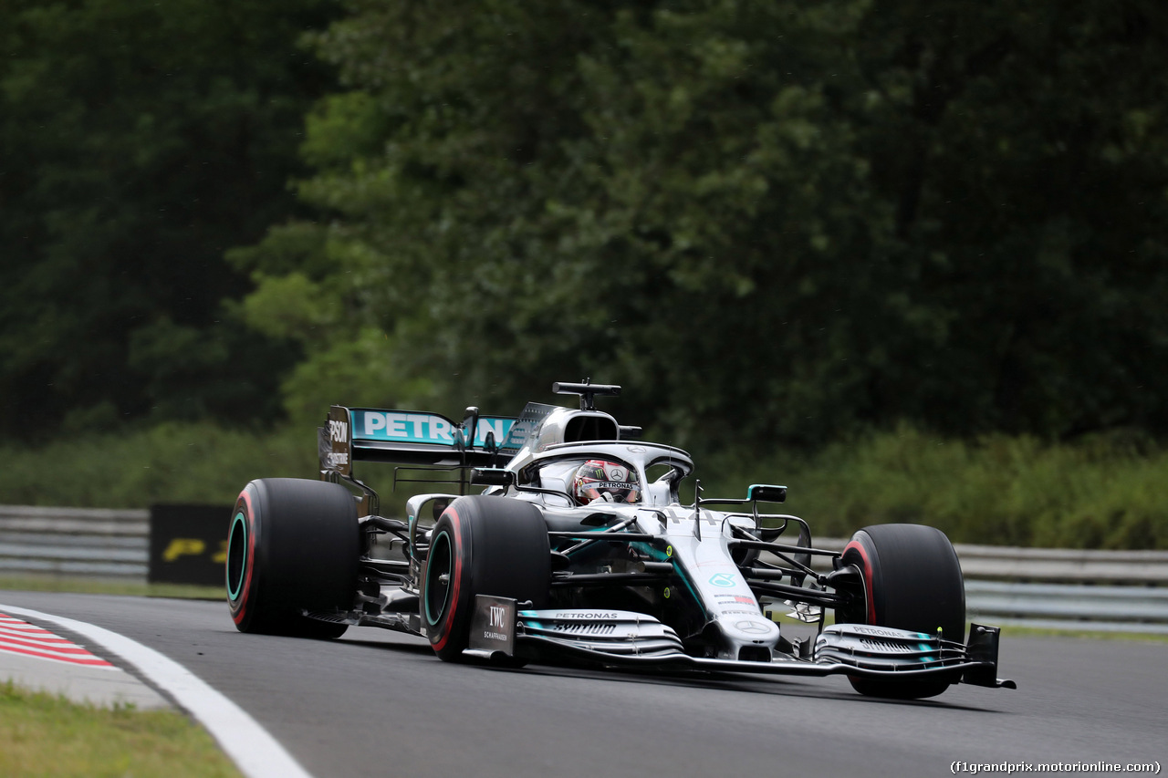GP UNGHERIA, 02.08.2019 - Prove Libere 1, Lewis Hamilton (GBR) Mercedes AMG F1 W10