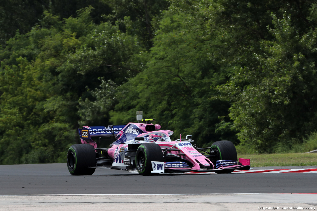 GP UNGHERIA, 02.08.2019 - Prove Libere 1, Lance Stroll (CDN) Racing Point F1 Team RP19