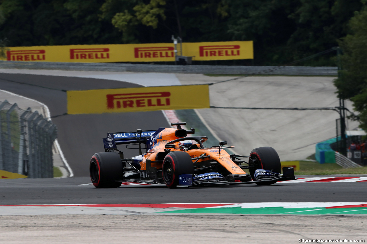 GP UNGHERIA, 02.08.2019 - Prove Libere 1, Carlos Sainz Jr (ESP) Mclaren F1 Team MCL34