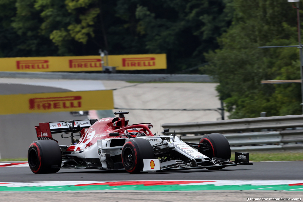 GP UNGHERIA, 02.08.2019 - Prove Libere 1, Kimi Raikkonen (FIN) Alfa Romeo Racing C38