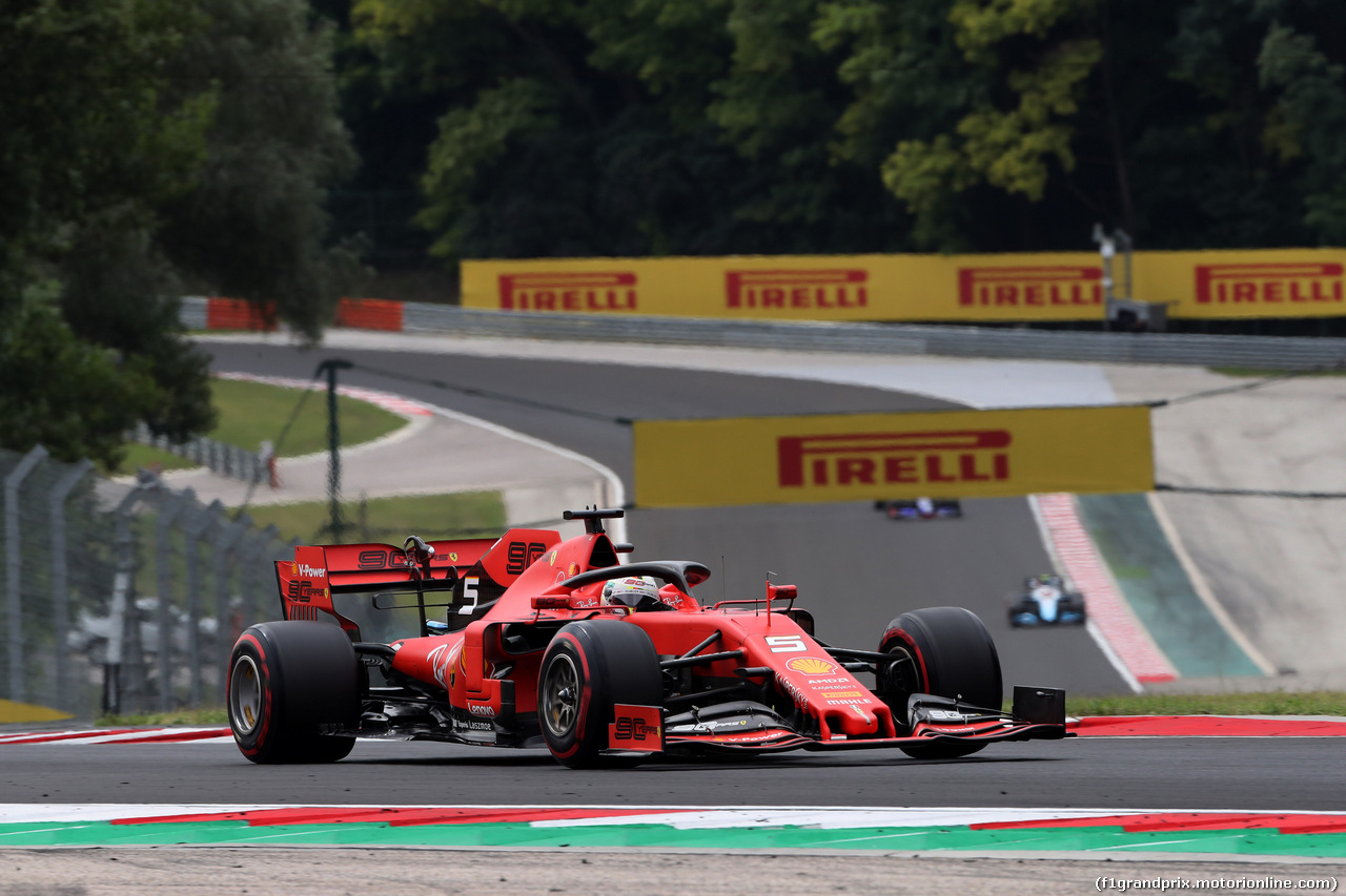 GP UNGHERIA, 02.08.2019 - Prove Libere 1, Sebastian Vettel (GER) Ferrari SF90