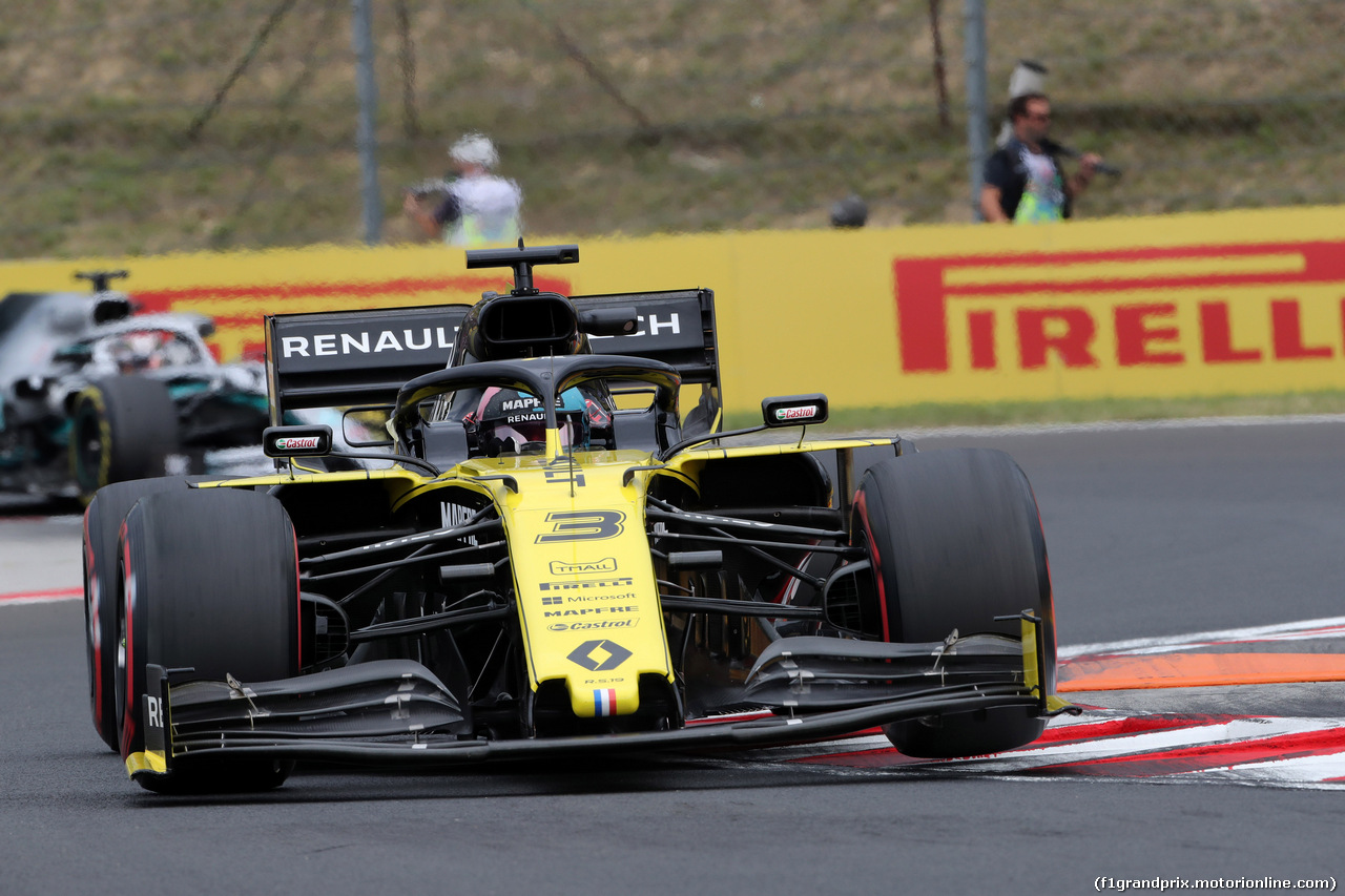 GP UNGHERIA, 02.08.2019 - Prove Libere 1, Daniel Ricciardo (AUS) Renault Sport F1 Team RS19