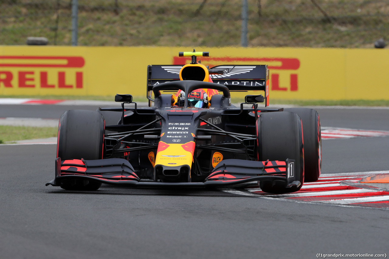 GP UNGHERIA, 02.08.2019 - Prove Libere 1, Pierre Gasly (FRA) Red Bull Racing RB15