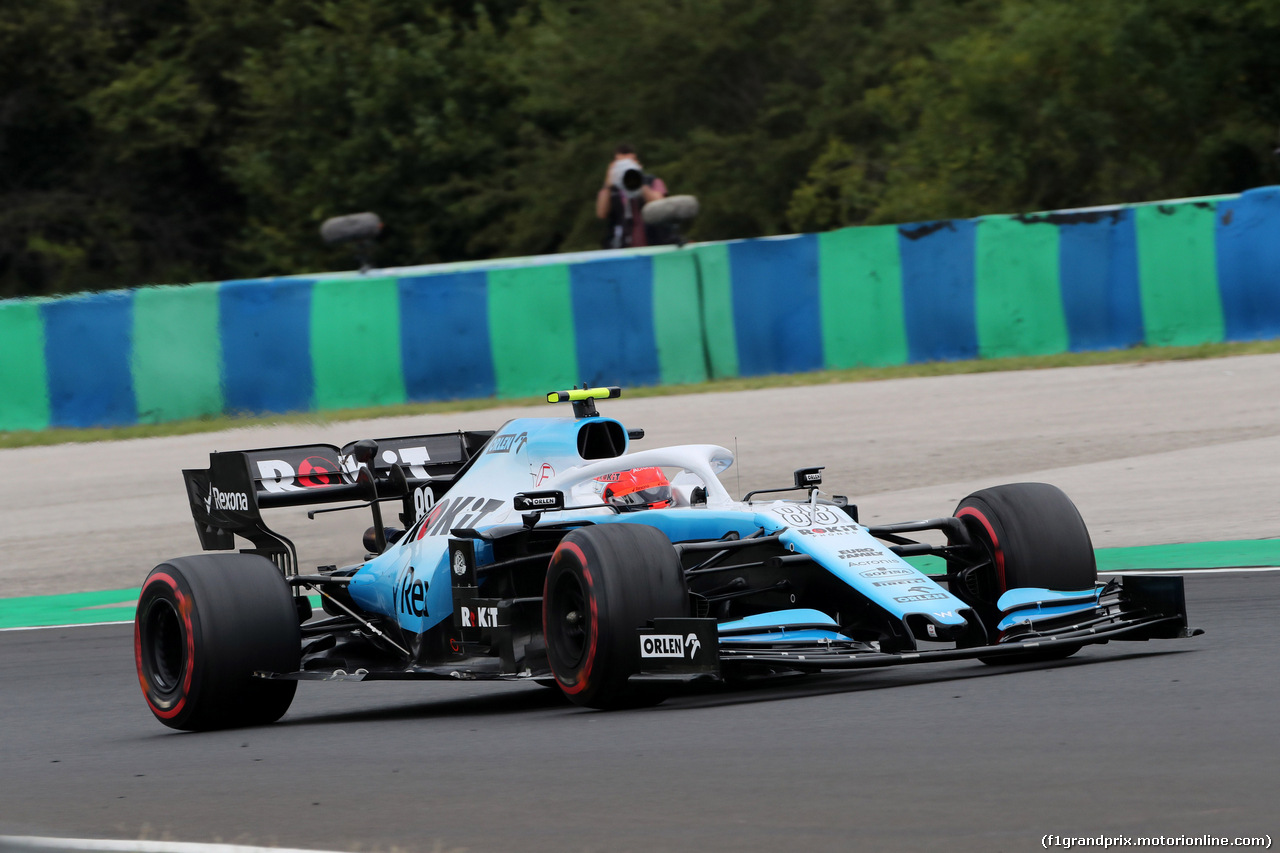 GP UNGHERIA, 02.08.2019 - Prove Libere 1, Robert Kubica (POL) Williams Racing FW42