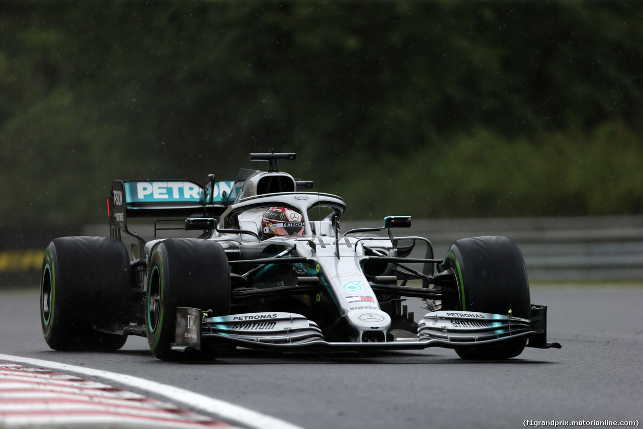 GP UNGHERIA, 02.08.2019 - Prove Libere 2, Lewis Hamilton (GBR) Mercedes AMG F1 W10