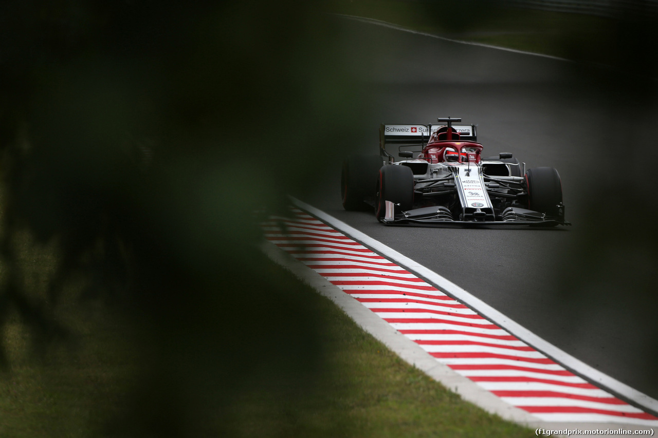 GP UNGHERIA, 02.08.2019 - Prove Libere 2, Kimi Raikkonen (FIN) Alfa Romeo Racing C38