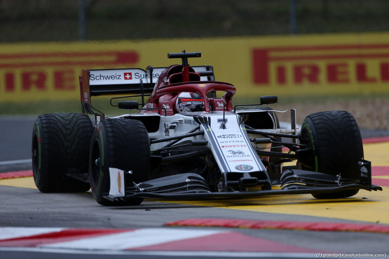 GP UNGHERIA, 02.08.2019 - Prove Libere 2, Kimi Raikkonen (FIN) Alfa Romeo Racing C38