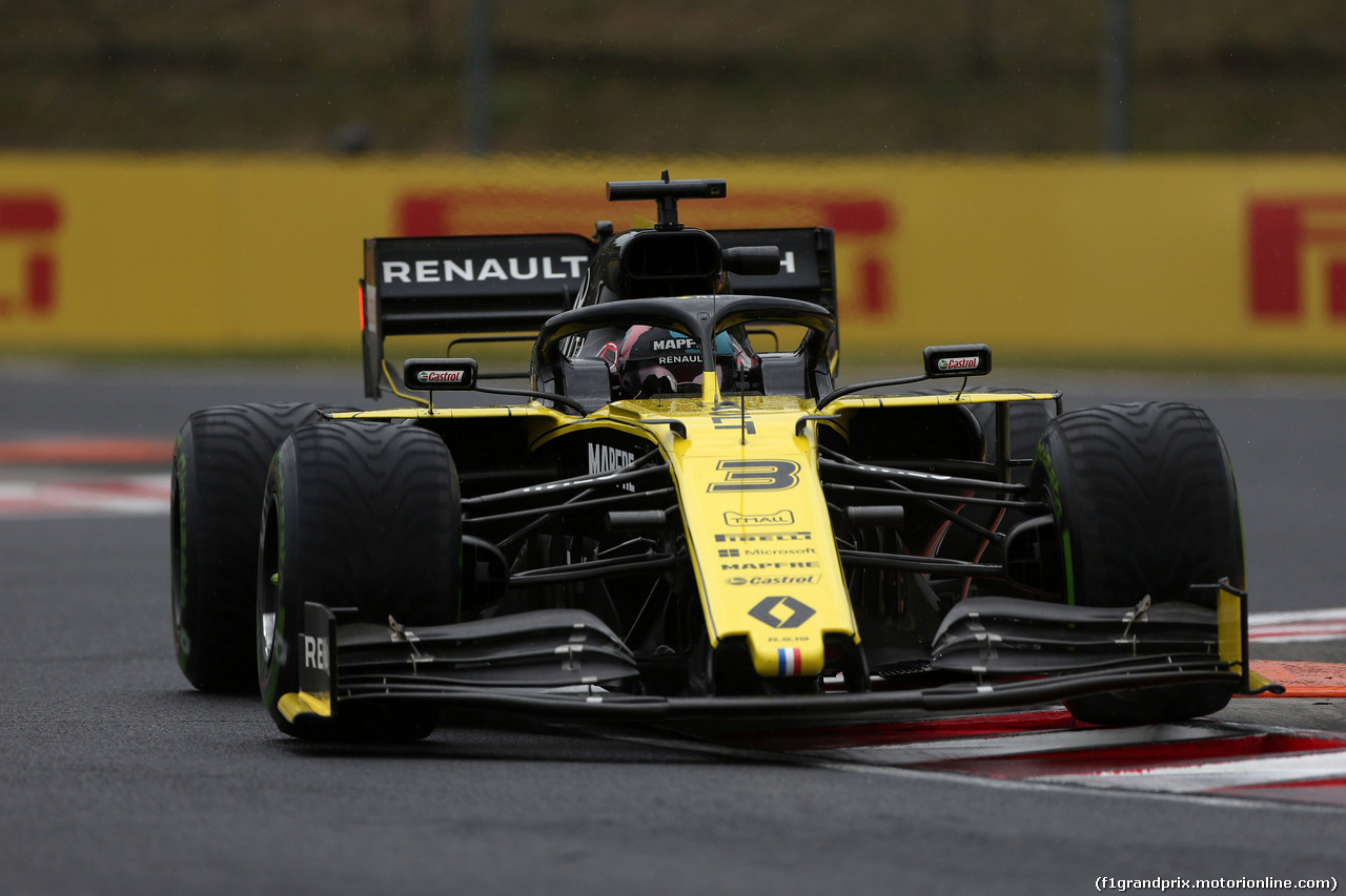 GP UNGHERIA, 02.08.2019 - Prove Libere 2, Daniel Ricciardo (AUS) Renault Sport F1 Team RS19