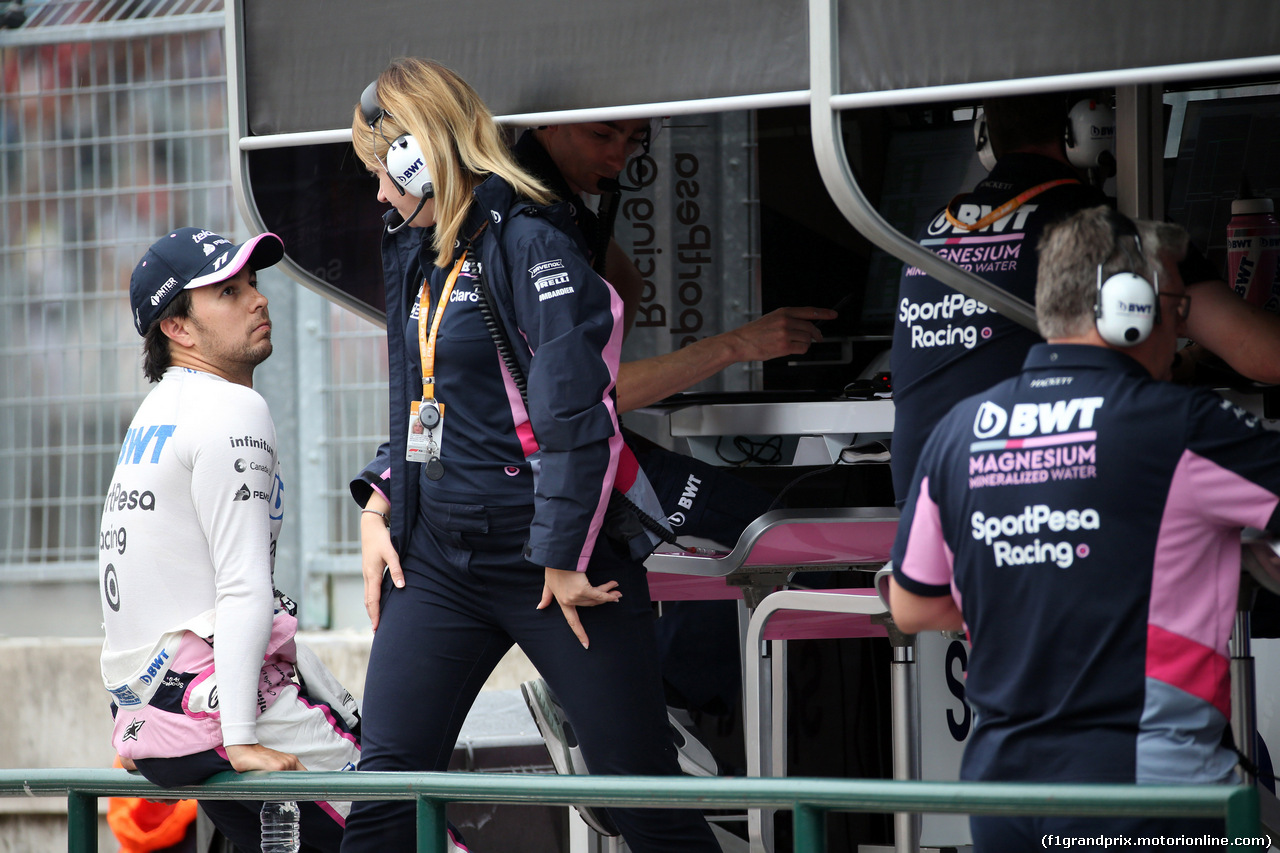GP UNGHERIA, 02.08.2019 - Prove Libere 2, Sergio Perez (MEX) Racing Point F1 Team RP19