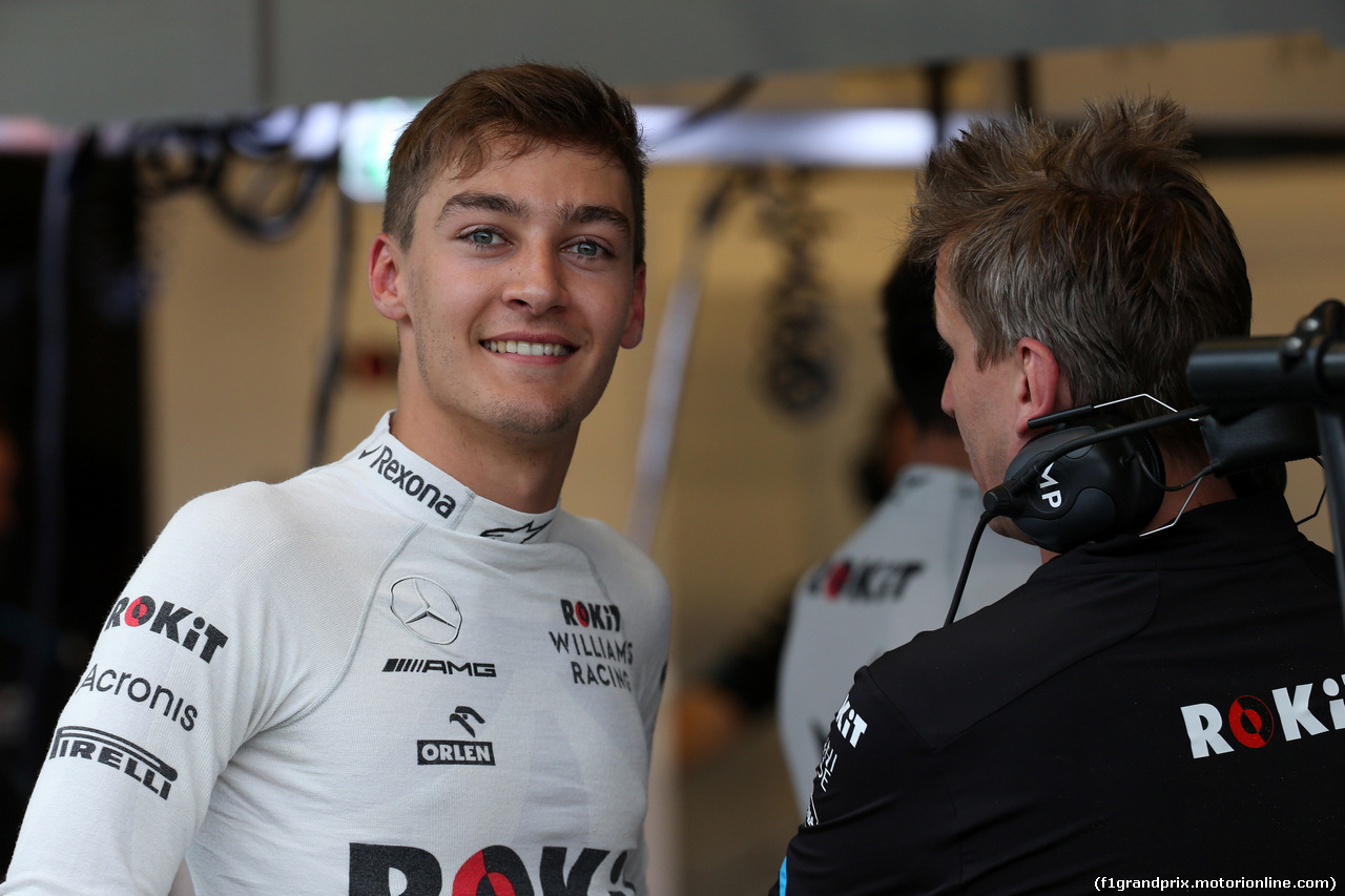 GP UNGHERIA, 02.08.2019 - Prove Libere 2, George Russell (GBR) Williams Racing FW42