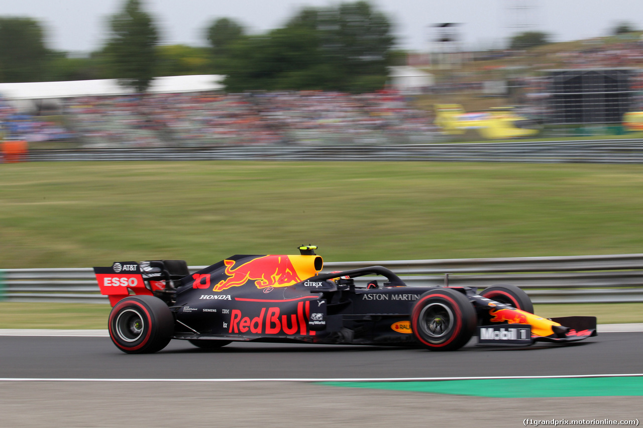 GP UNGHERIA, 02.08.2019 - Prove Libere 2, Pierre Gasly (FRA) Red Bull Racing RB15