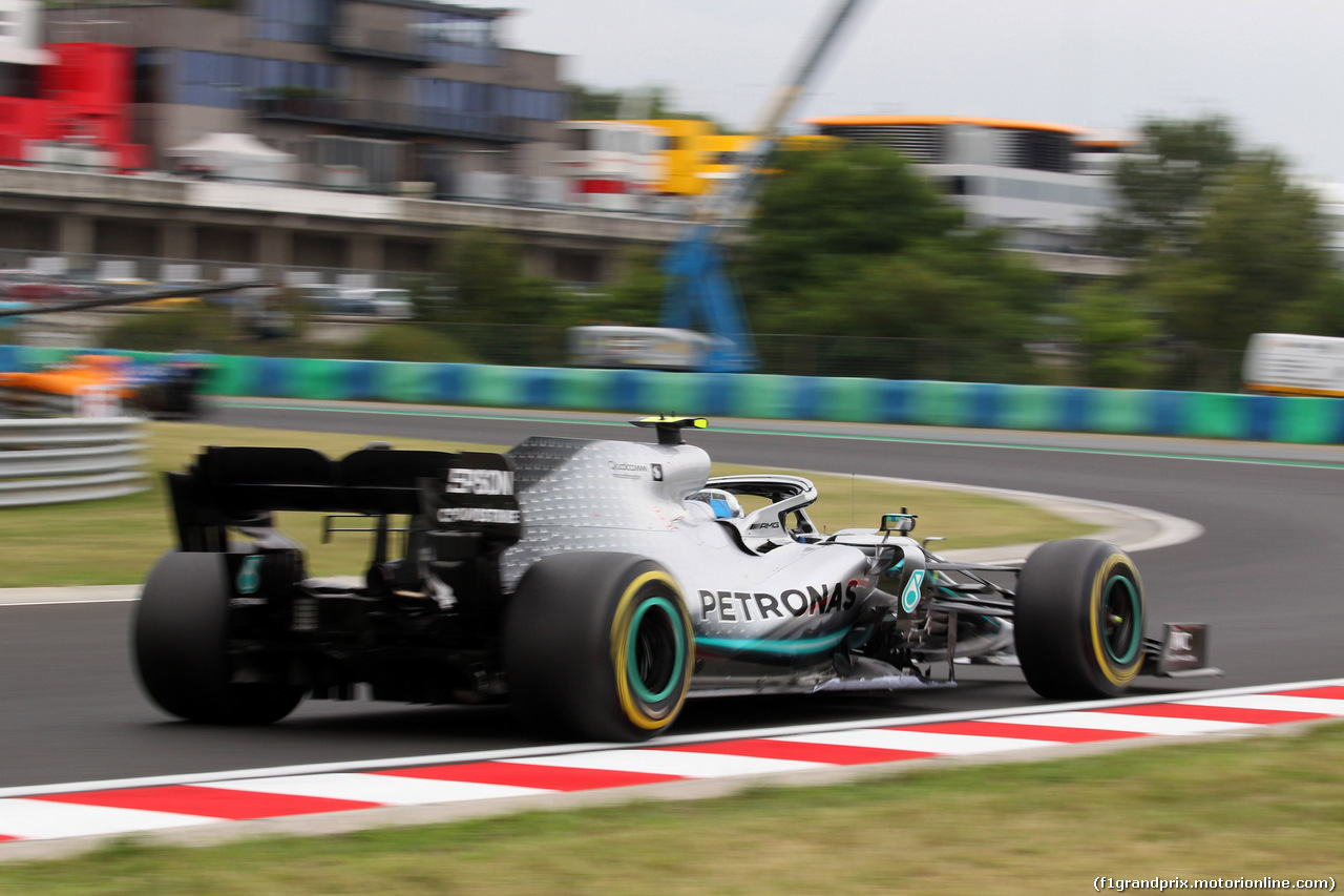 GP UNGHERIA, 02.08.2019 - Prove Libere 2, Valtteri Bottas (FIN) Mercedes AMG F1 W010