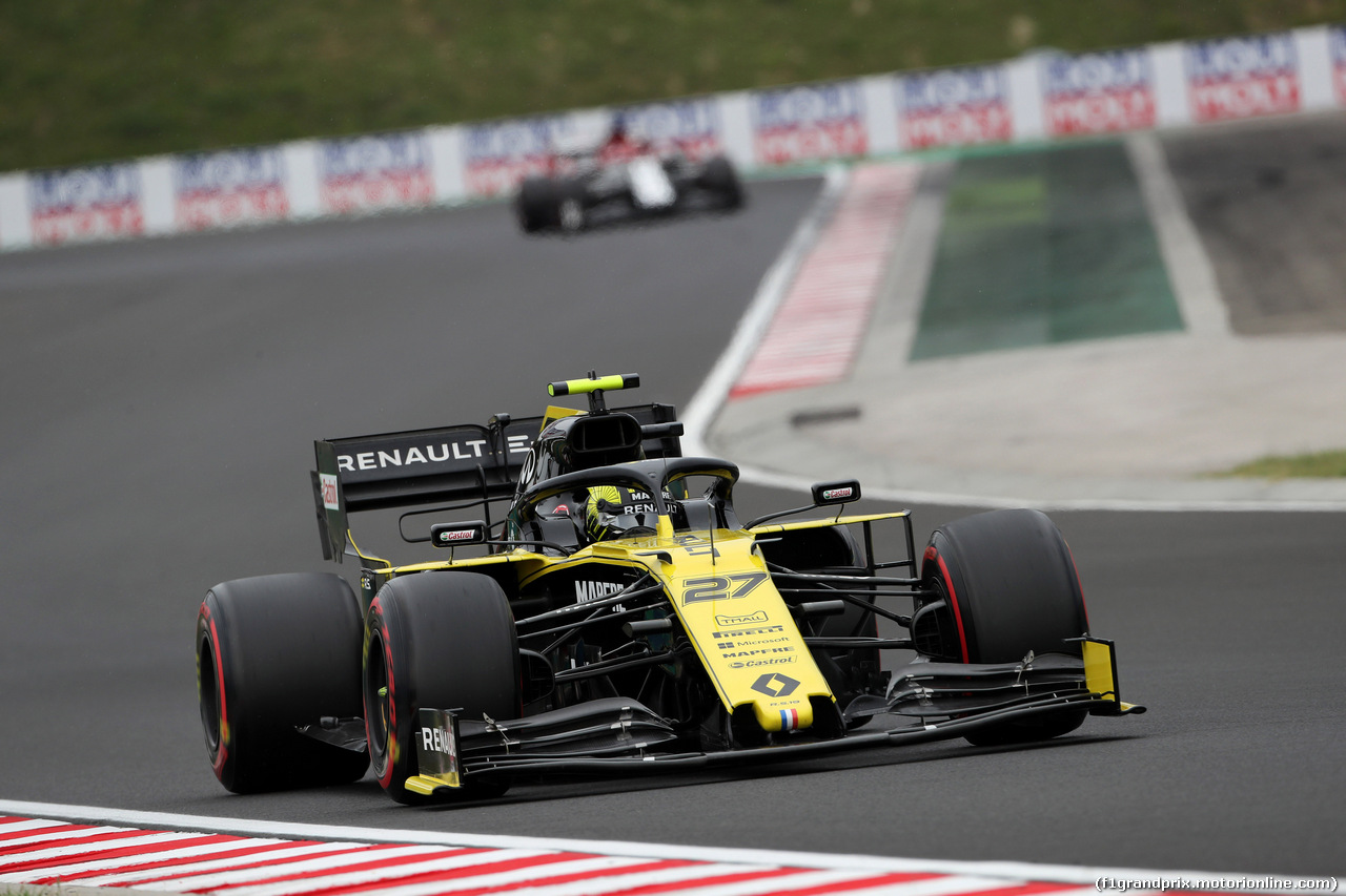 GP UNGHERIA, 02.08.2019 - Prove Libere 2, Nico Hulkenberg (GER) Renault Sport F1 Team RS19