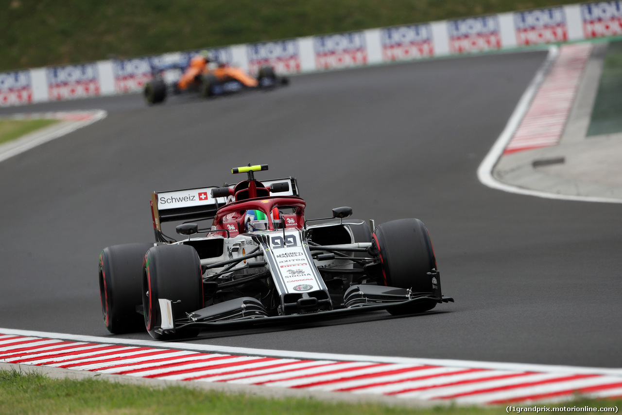 GP UNGHERIA, 02.08.2019 - Prove Libere 2, Antonio Giovinazzi (ITA) Alfa Romeo Racing C38