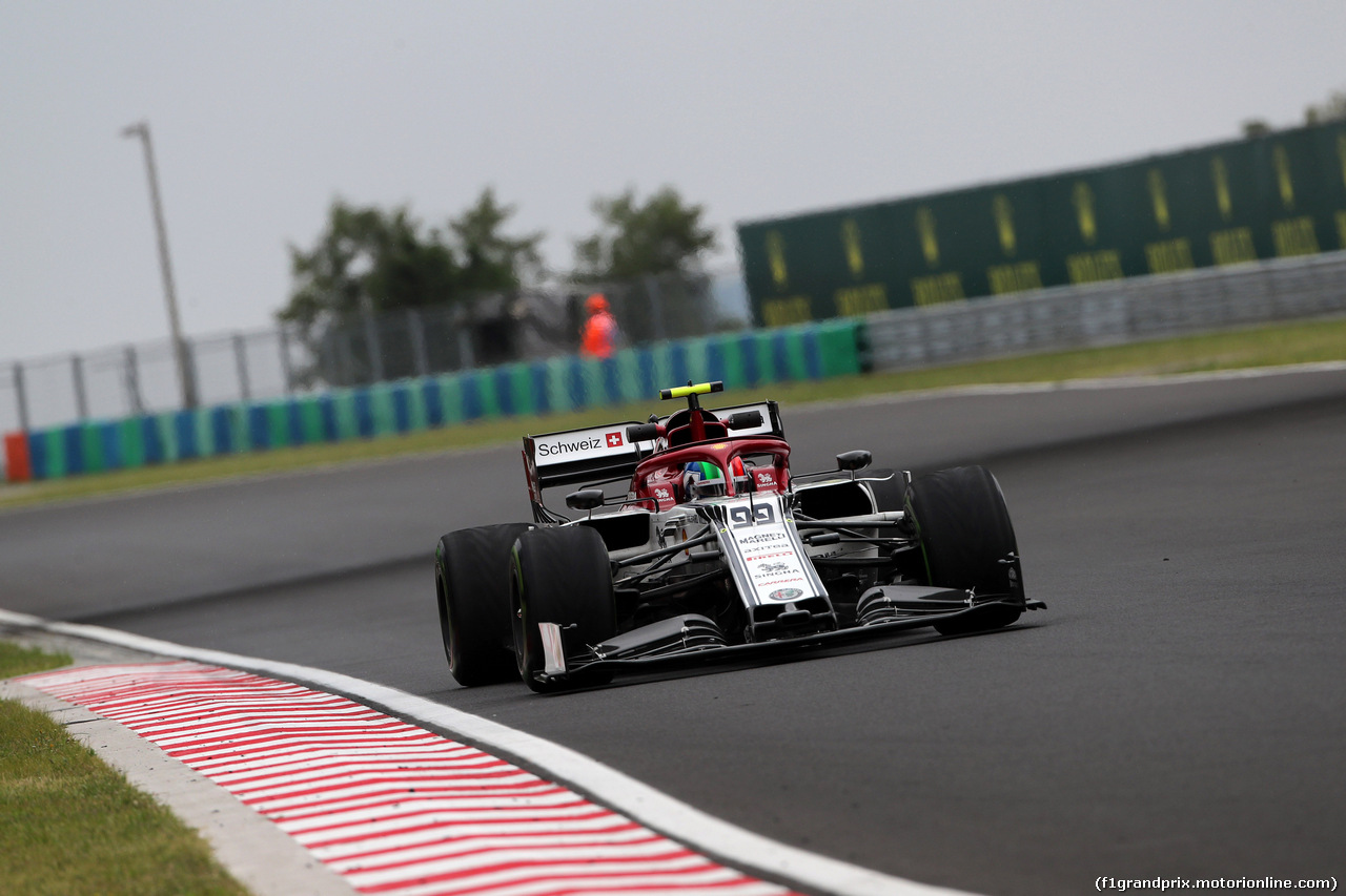 GP UNGHERIA, 02.08.2019 - Prove Libere 2, Antonio Giovinazzi (ITA) Alfa Romeo Racing C38