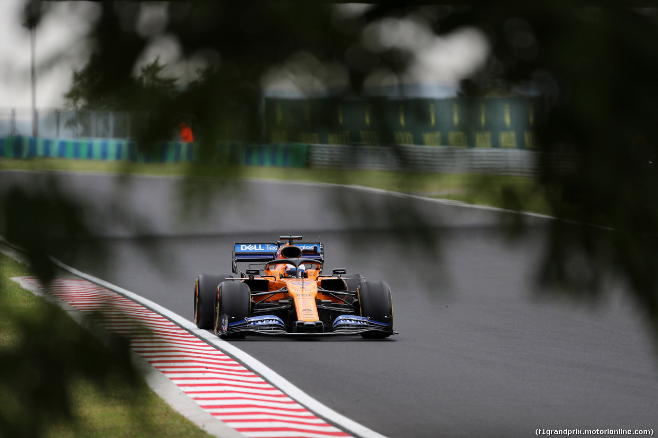 GP UNGHERIA, 02.08.2019 - Prove Libere 2, Carlos Sainz Jr (ESP) Mclaren F1 Team MCL34