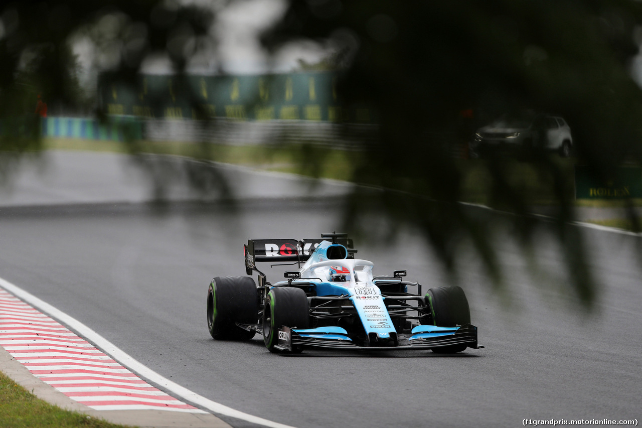 GP UNGHERIA, 02.08.2019 - Prove Libere 2, George Russell (GBR) Williams Racing FW42