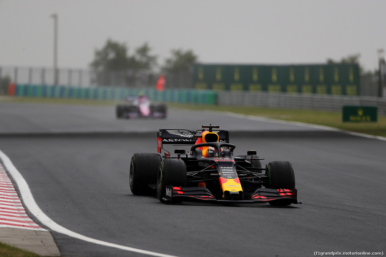 GP UNGHERIA, 02.08.2019 - Prove Libere 2, Max Verstappen (NED) Red Bull Racing RB15