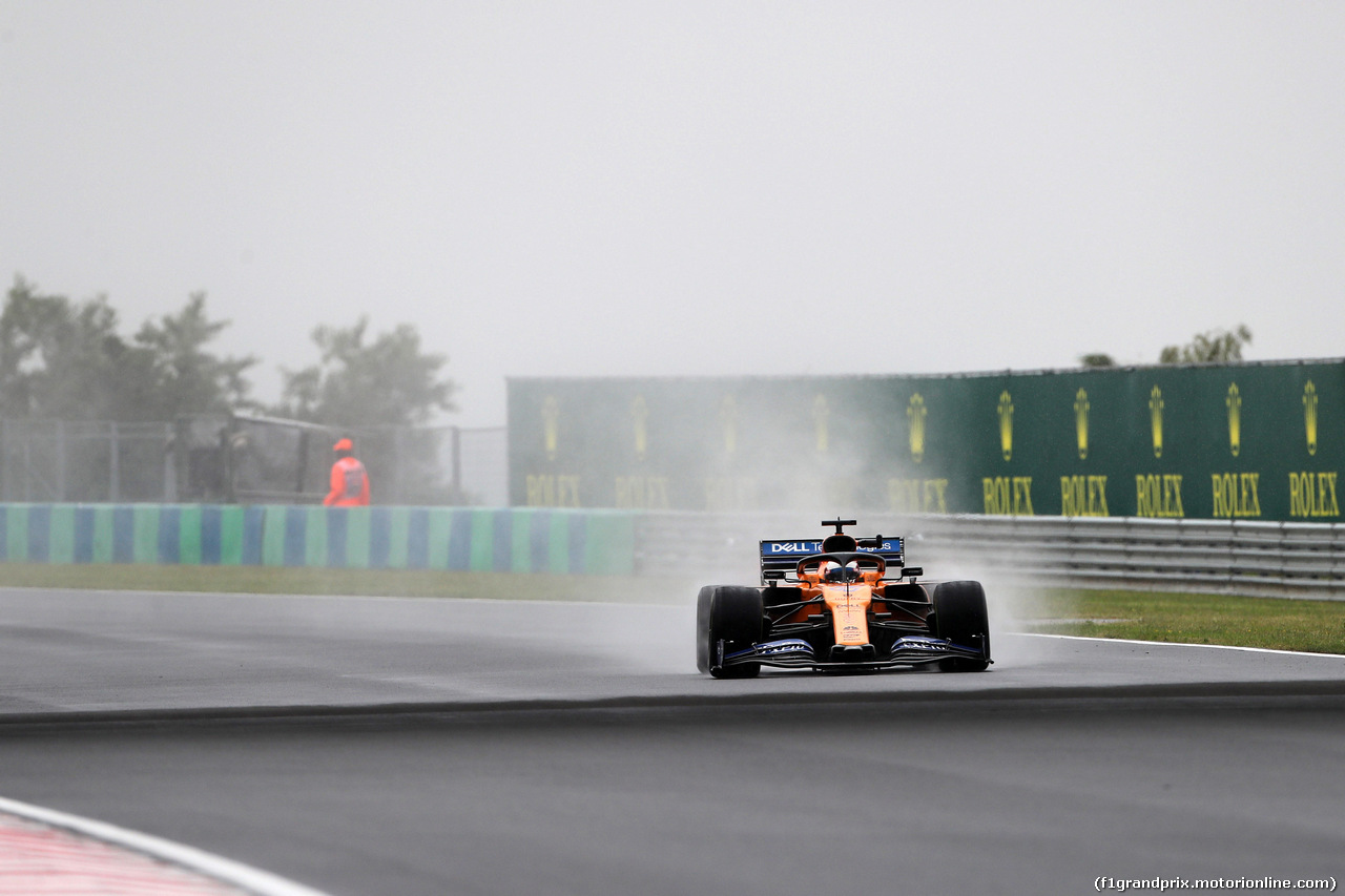 GP UNGHERIA, 02.08.2019 - Prove Libere 2, Carlos Sainz Jr (ESP) Mclaren F1 Team MCL34