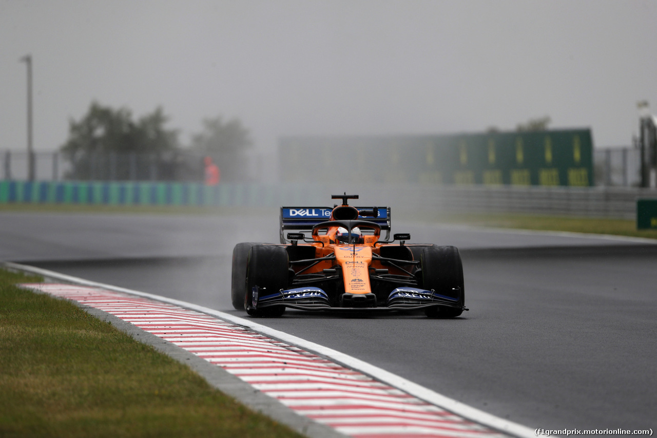 GP UNGHERIA, 02.08.2019 - Prove Libere 2, Carlos Sainz Jr (ESP) Mclaren F1 Team MCL34