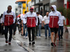 GP UNGHERIA, 02.08.2019 - Kimi Raikkonen (FIN) Alfa Romeo Racing C38 e Antonio Giovinazzi (ITA) Alfa Romeo Racing C38