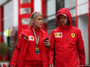 GP UNGHERIA, 02.08.2019 - Britta Roeske (AUT) Ferrari Press Officer of Sebastian Vettel e Sebastian Vettel (GER) Ferrari SF90