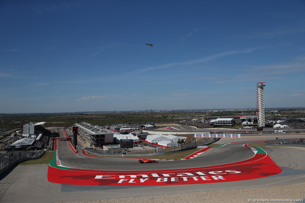 GP USA, 03.11.2019- Gara, Charles Leclerc (MON) Ferrari SF90