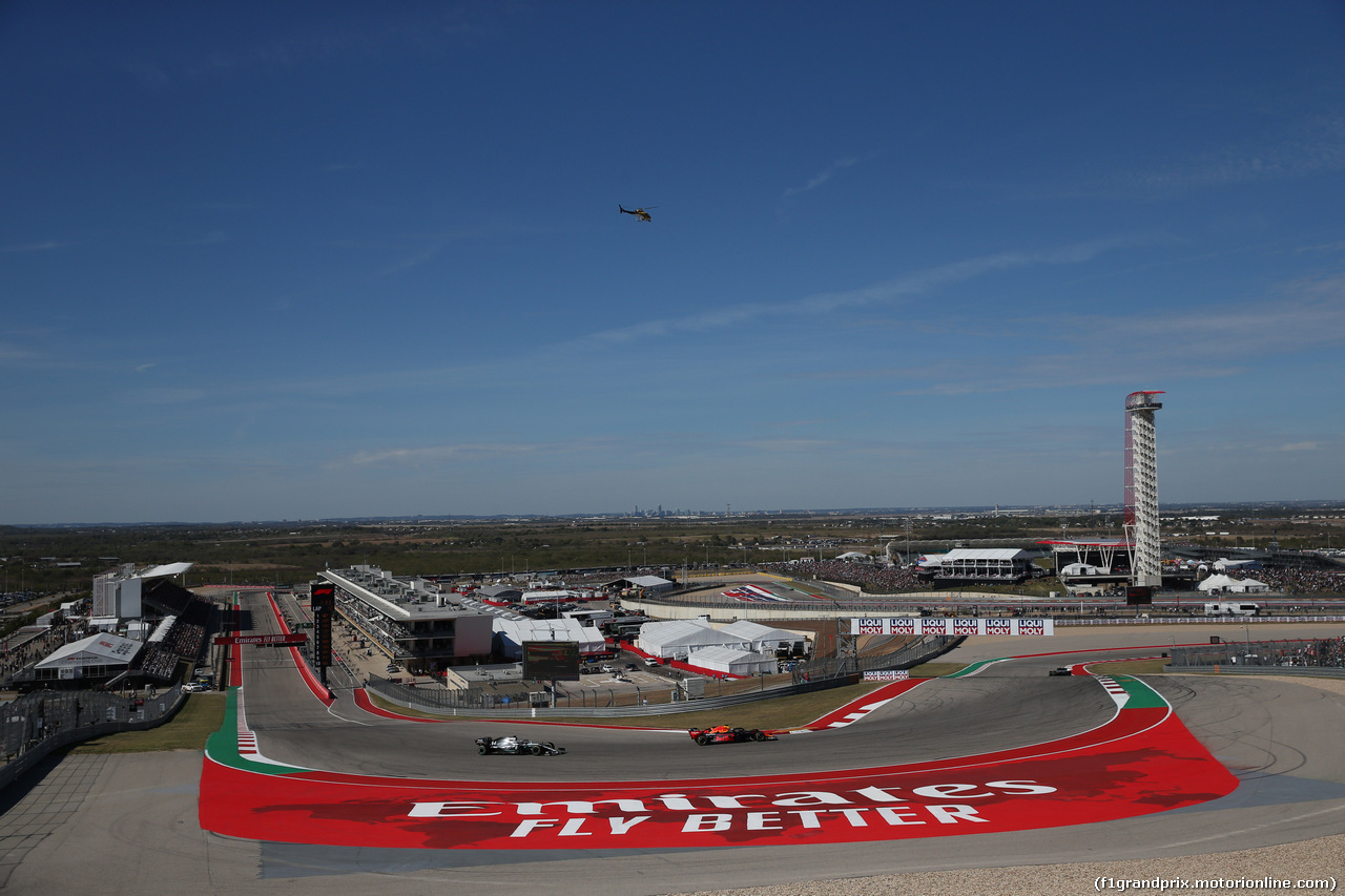 GP USA, 03.11.2019- Gara, Max Verstappen (NED) Red Bull Racing RB15
