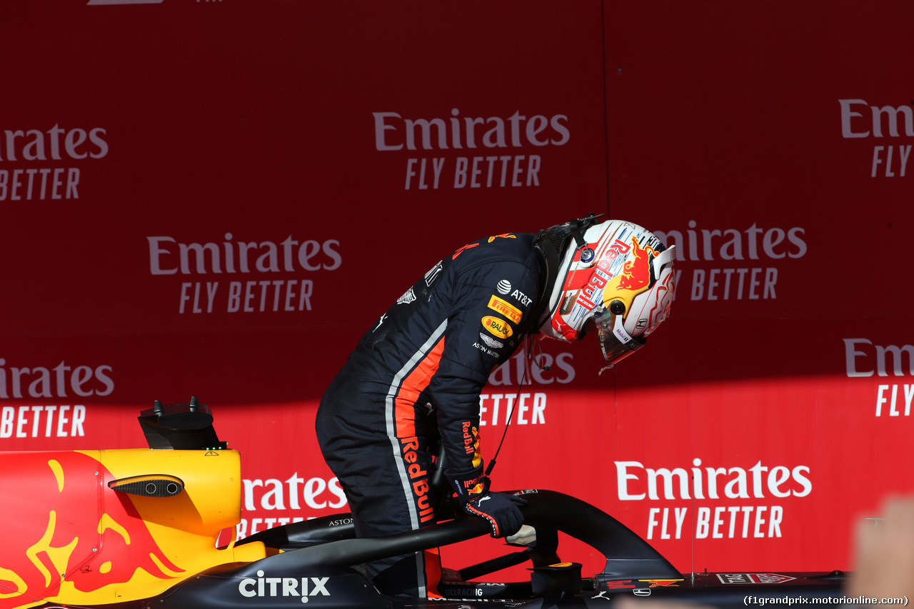 GP USA, 03.11.2019- Parc ferme Max Verstappen (NED) Red Bull Racing RB15