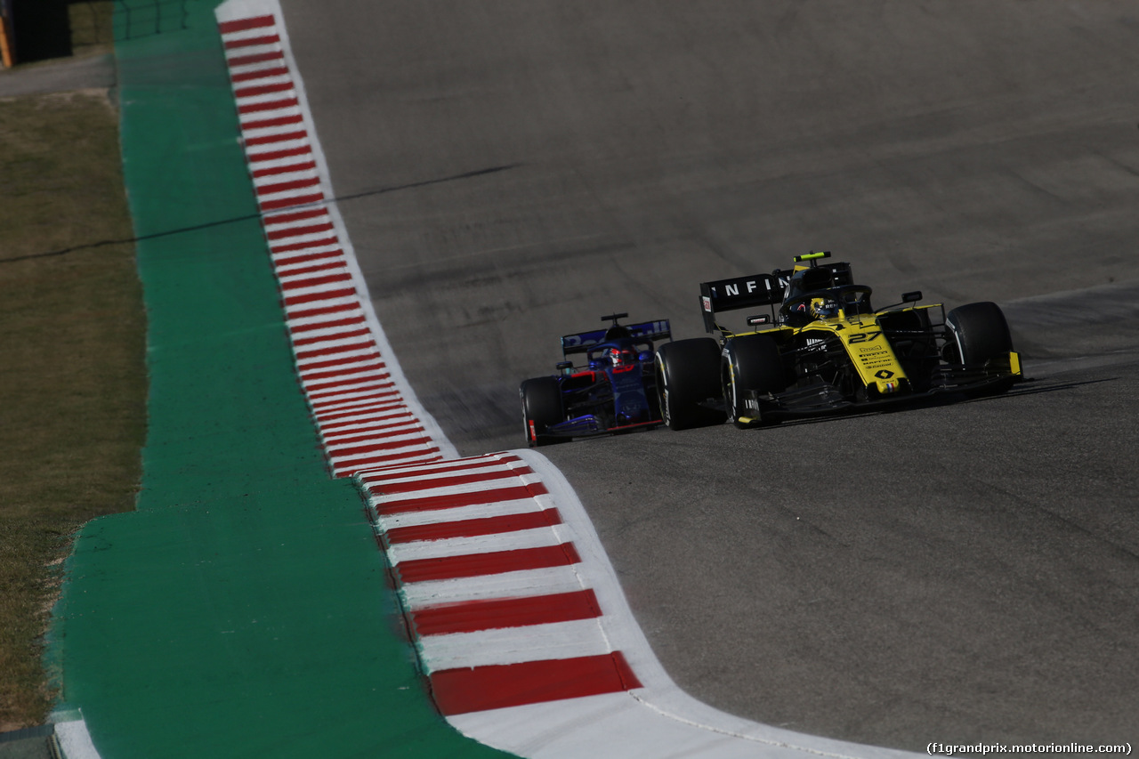 GP USA, 03.11.2019- Gara, Nico Hulkenberg (GER) Renault Sport F1 Team RS19